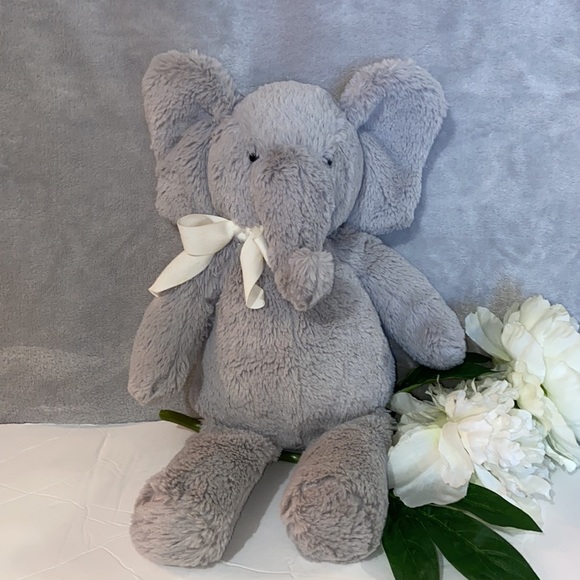 Pottery Barn Kids Gray Elephant Plush 🐘 - Picture 6 of 17